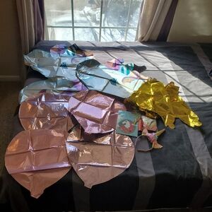 Colorful Unicorn Kids Birthday Party Decorations Game Accessories Purple Gold